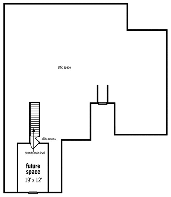 Home Plan - Mediterranean Floor Plan - Upper Floor Plan #45-423
