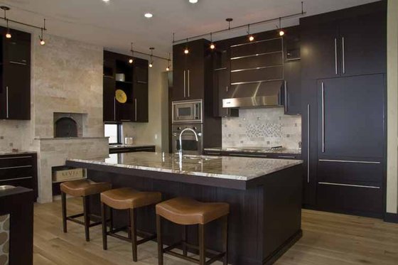 Interior - Kitchen for Contemporary House Plan #928-67 - 4 bed, 4 bath