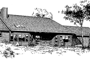 Country Exterior - Front Elevation Plan #60-791
