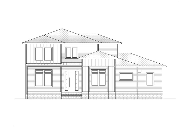 Dream House Plan - Exterior - Front Elevation 6 for Contemporary House Plan #1080-32 - 5 bed, 4.5 bath