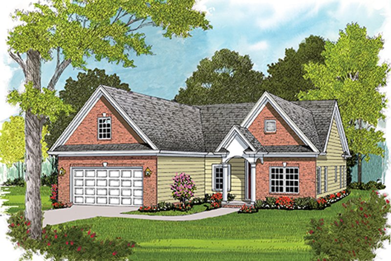 House Design - Colonial Exterior - Front Elevation Plan #453-628