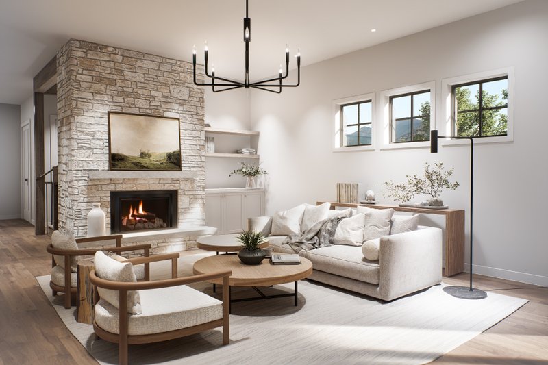 Home Plan - Interior - Family Room for Farmhouse House Plan #1114-26 - 5 bed, 3.5 bath
