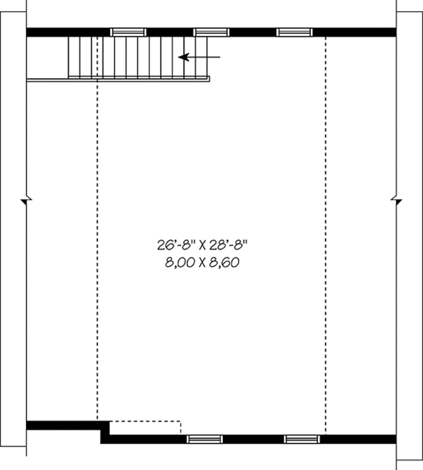 House Plan Design - Craftsman Floor Plan - Upper Floor Plan #23-2476