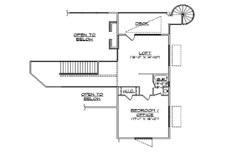 Home Plan - Floor Plan - Upper Floor House Plan #5-461 - 4 bed, 4 bath