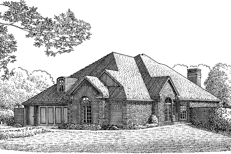 House Design - Mediterranean Exterior - Front Elevation Plan #310-1058