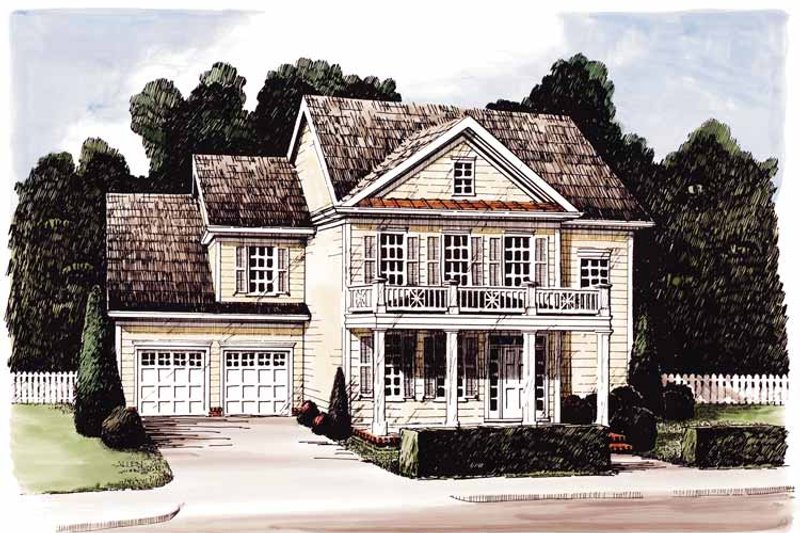 House Blueprint - Classical Exterior - Front Elevation Plan #927-569