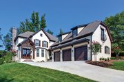 European Style House Plan - 4 Beds 3 Baths 3295 Sq/Ft Plan #927-362 Exterior 