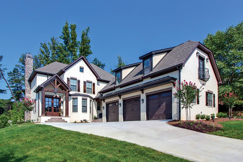 Architectural House Design - Exterior - Front Elevation 3 for European House Plan #927-362 - 4 bed, 3 bath