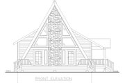 Cabin Style House Plan - 2 Beds 2 Baths 1627 Sq/Ft Plan #117-1014 