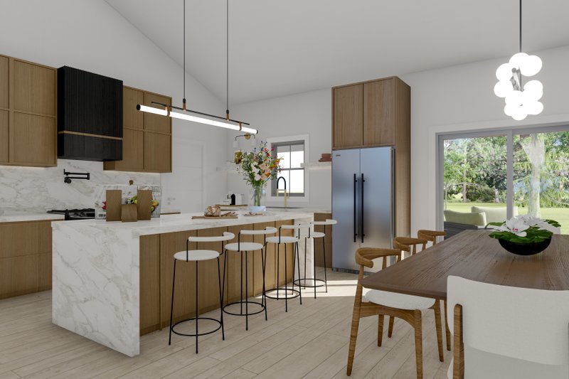 House Design - Interior - Kitchen for Barndominium House Plan #1064-301 - 3 bed, 2.5 bath