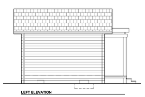 Exterior - Other Elevation 2 for Modern House Plan #890-2 - 1 bed, 1 bath