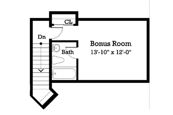 Floor Plan - Other Floor for Ranch House Plan #930-245 - 3 bed, 2 bath
