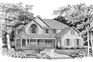 Architectural House Design - Exterior - Front Elevation for Victorian House Plan #314-233 - 4 bed, 2.5 bath