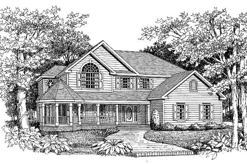 Home Plan - Victorian Exterior - Front Elevation Plan #314-233