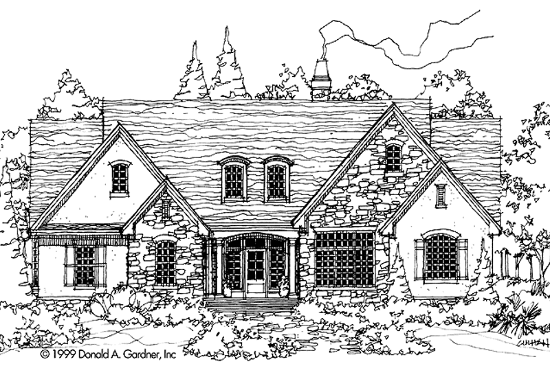 Home Plan - Exterior - Front Elevation 4 for Traditional House Plan #929-503 - 4 bed, 3 bath
