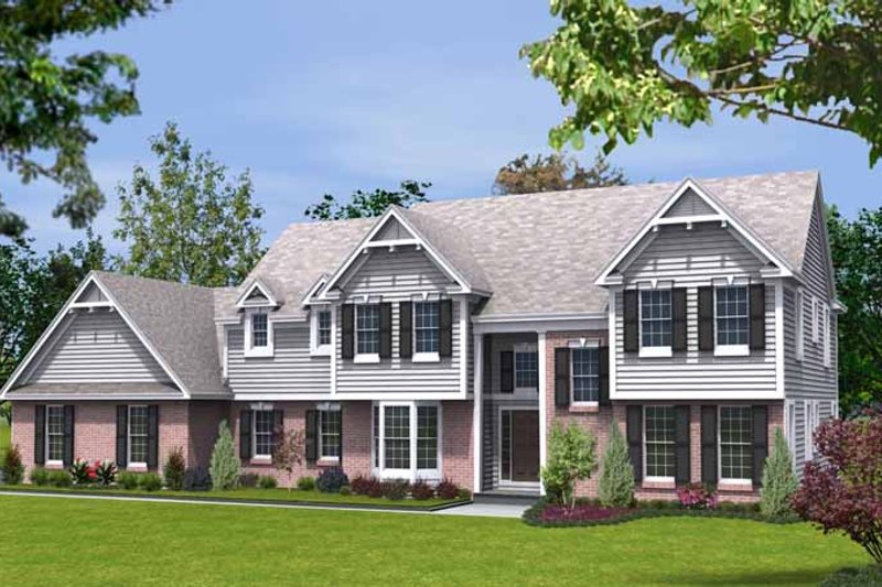 Architectural House Design - Traditional Exterior - Front Elevation Plan #328-451