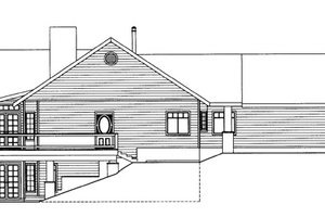 Exterior - Other Elevation for Ranch House Plan #117-840 - 2 bed, 3 bath