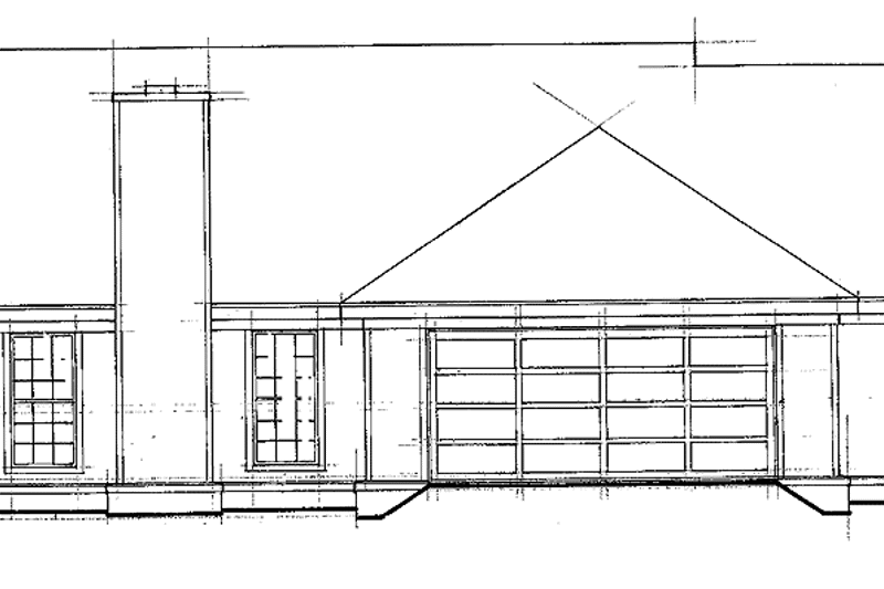 Dream House Plan - Exterior - Rear Elevation for Colonial House Plan #952-230 - 3 bed, 2 bath