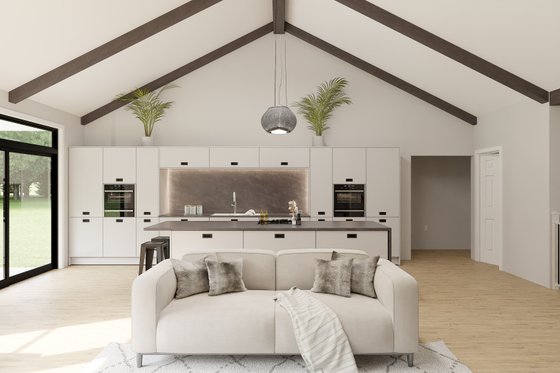 Interior - Kitchen for Country House Plan #1089-34 - 3 bed, 2 bath