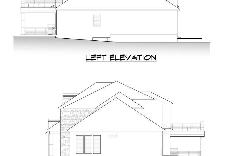 Dream House Plan - Exterior - Other Elevation 3 for Mediterranean House Plan #1066-211 - 4 bed, 4 bath