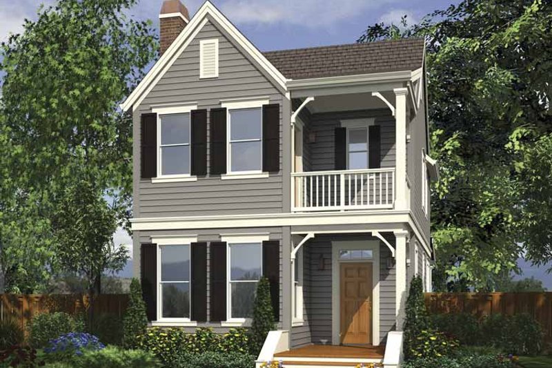 Architectural House Design - Contemporary Exterior - Front Elevation Plan #48-868