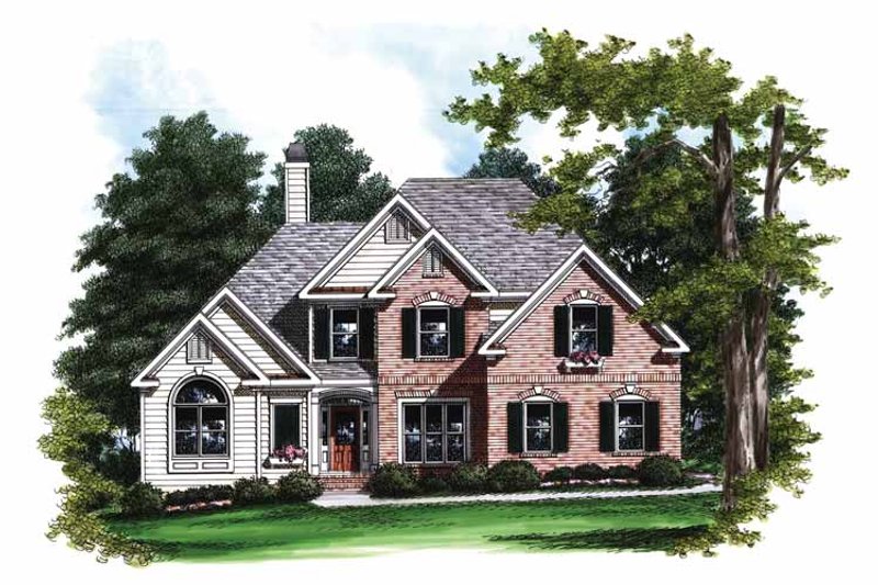 Architectural House Design - Traditional Exterior - Front Elevation Plan #927-701