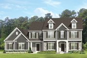 Colonial Style House Plan - 4 Beds 3.5 Baths 3669 Sq/Ft Plan #1010-175 