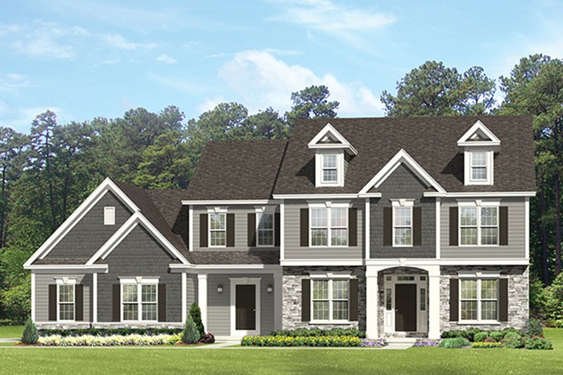 Home Plan - Colonial Exterior - Front Elevation Plan #1010-175
