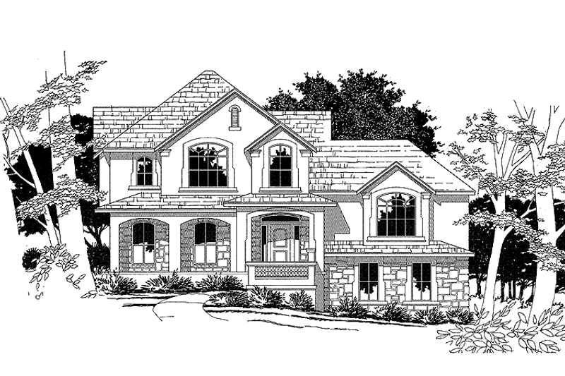 Dream House Plan - Country Exterior - Front Elevation Plan #472-289