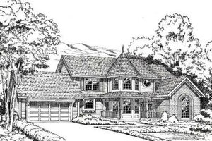 Traditional Exterior - Front Elevation Plan #312-122