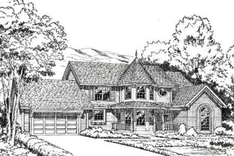 Traditional Style House Plan - 4 Beds 2.5 Baths 2882 Sq/Ft Plan #312-122