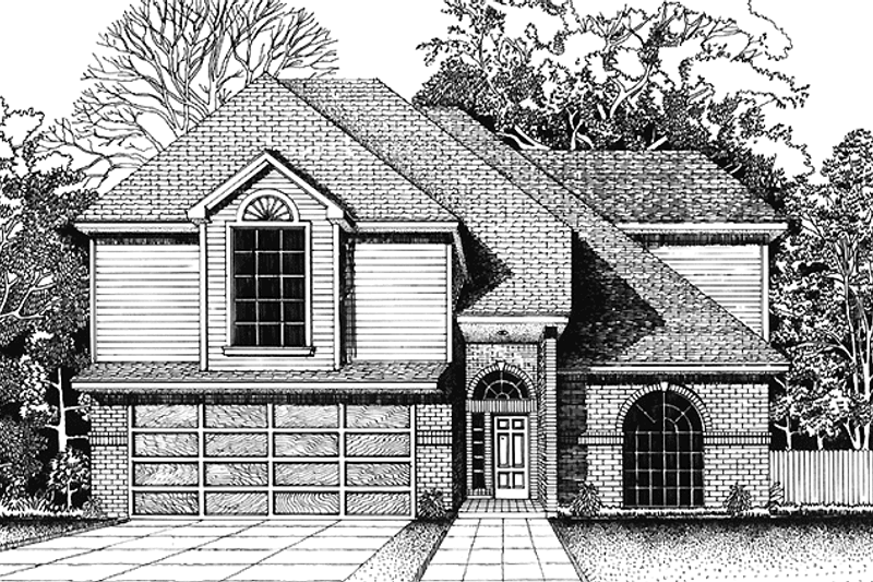 Dream House Plan - Traditional Exterior - Front Elevation Plan #974-18