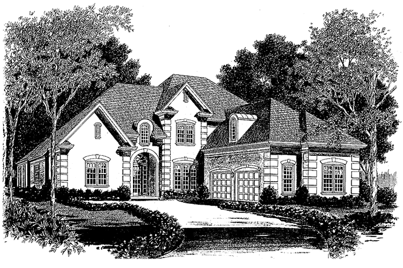 Home Plan - Traditional Exterior - Front Elevation Plan #453-419
