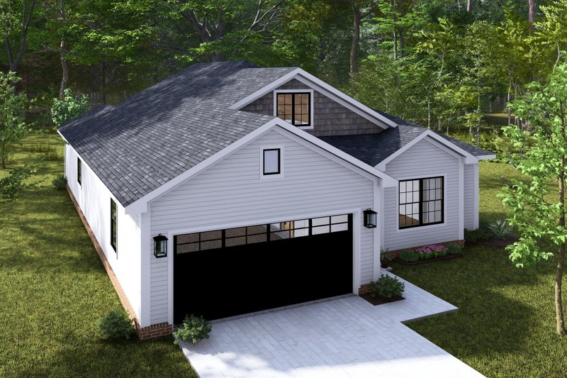 Home Plan - Exterior - Other Elevation 2 for Cottage House Plan #513-2275 - 3 bed, 2 bath