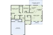 Traditional Style House Plan - 3 Beds 2 Baths 1193 Sq/Ft Plan #17-656 Floor 