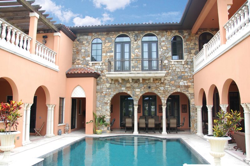 Dream House Plan - Exterior - Rear Elevation 2 for Mediterranean House Plan #1058-16 - 5 bed, 5 bath