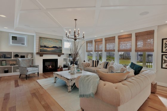 Interior - Family Room 1 for Country House Plan #1080-3 - 4 bed, 3.5 bath