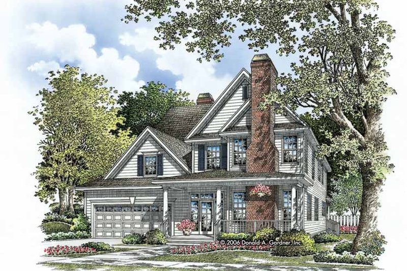 Architectural House Design - Traditional Exterior - Front Elevation Plan #929-787