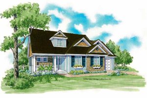 Country Exterior - Front Elevation Plan #930-249