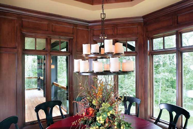 House Design - Interior - Dining Room 1 for Craftsman House Plan #928-32 - 4 bed, 3.5 bath