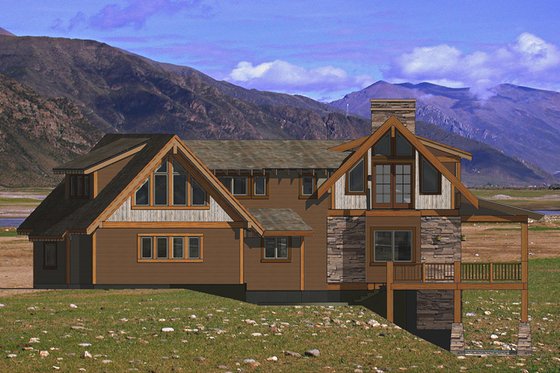 Exterior - Other Elevation for Craftsman House Plan #908-1 - 4 bed, 4.5 bath