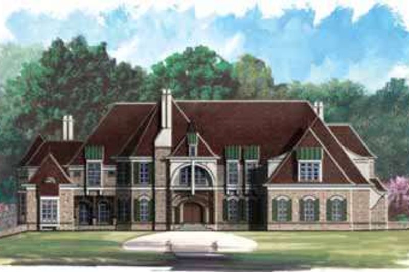 Home Plan - European Exterior - Front Elevation Plan #119-211
