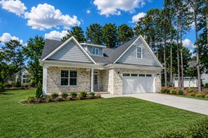 Exterior - Front Elevation for Cottage House Plan #20-2315 - 4 bed, 3 bath