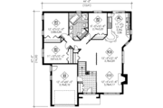 House Plan - 3 Beds 1 Baths 1452 Sq/Ft Plan #25-1016 