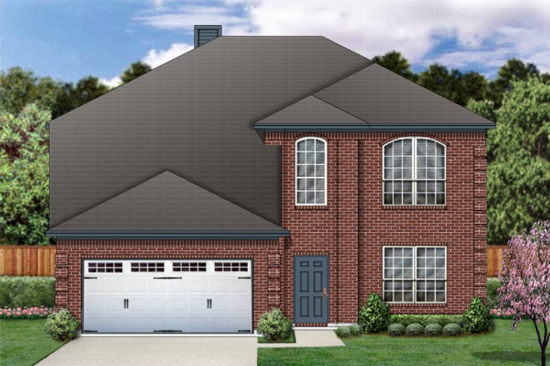 Home Plan - Traditional Exterior - Front Elevation Plan #84-374