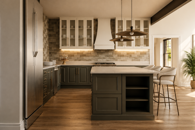 Architectural House Design - Interior - Kitchen 1 for Farmhouse House Plan #1064-471 - 4 bed, 2.5 bath