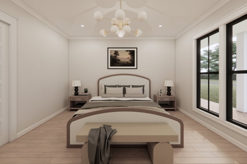 House Blueprint - Interior - Master Bedroom for Farmhouse House Plan #1074-44 - 3 bed, 2.5 bath