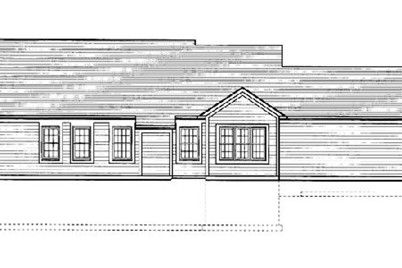 Dream House Plan - Exterior - Rear Elevation for Traditional House Plan #46-366 - 3 bed, 2 bath