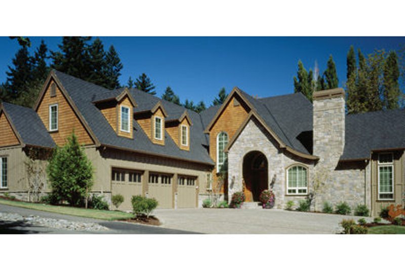 Home Plan - Exterior - Other Elevation 3 for European House Plan #48-358 - 4 bed, 4.5 bath