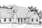 Farmhouse Style House Plan - 3 Beds 2.5 Baths 1952 Sq/Ft Plan #30-186 